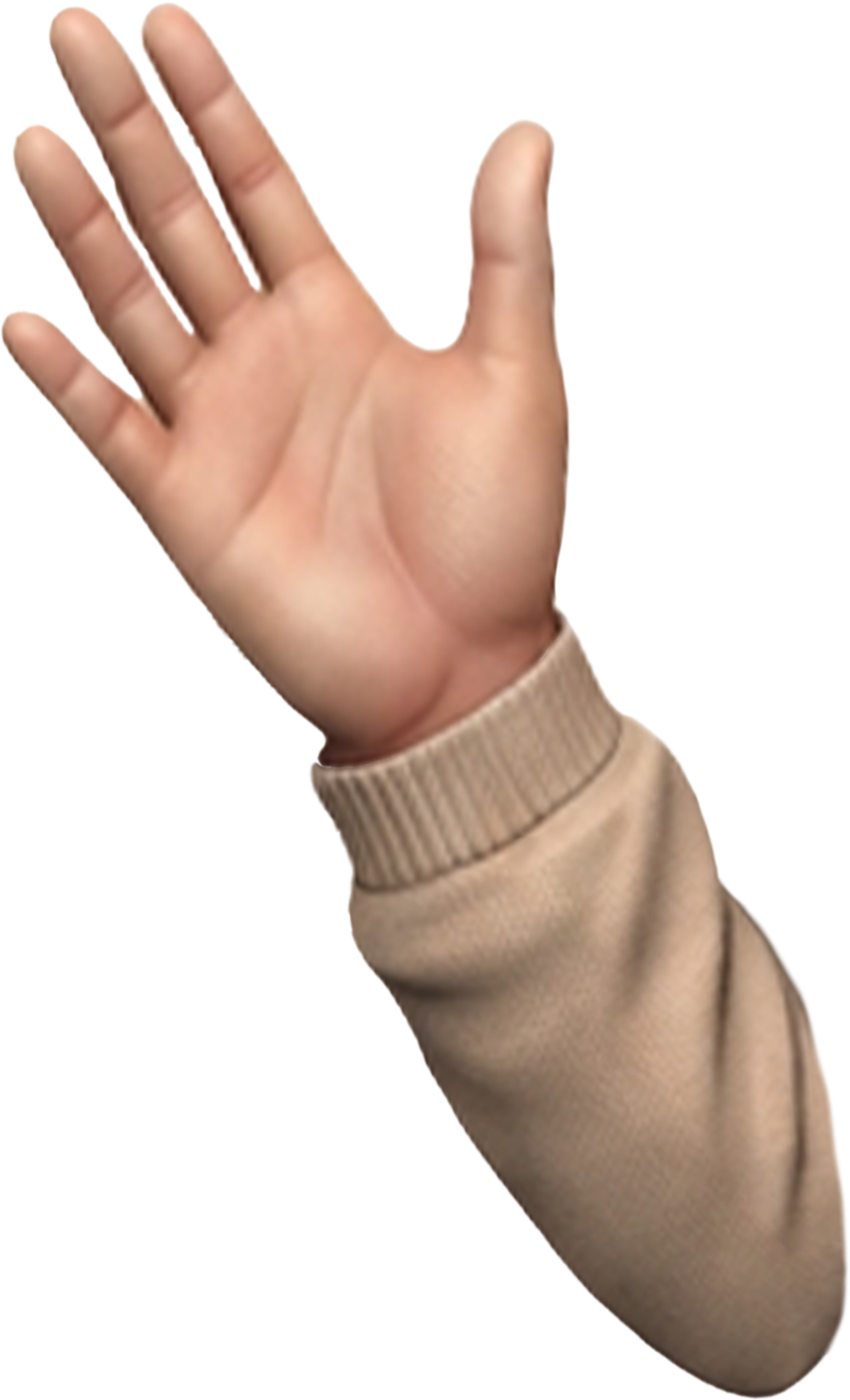 Illustrierter Arm